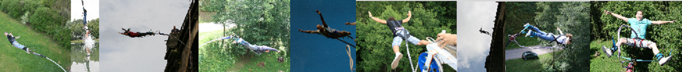 Saut à l'élastique.